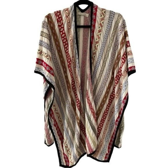 ALDOMARTINS Anthropologie Menorca Knit Kimono Sweater One...